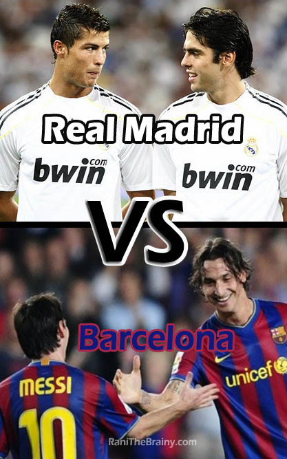real madrid fc barcelona. El FC Barcelona vs. Real